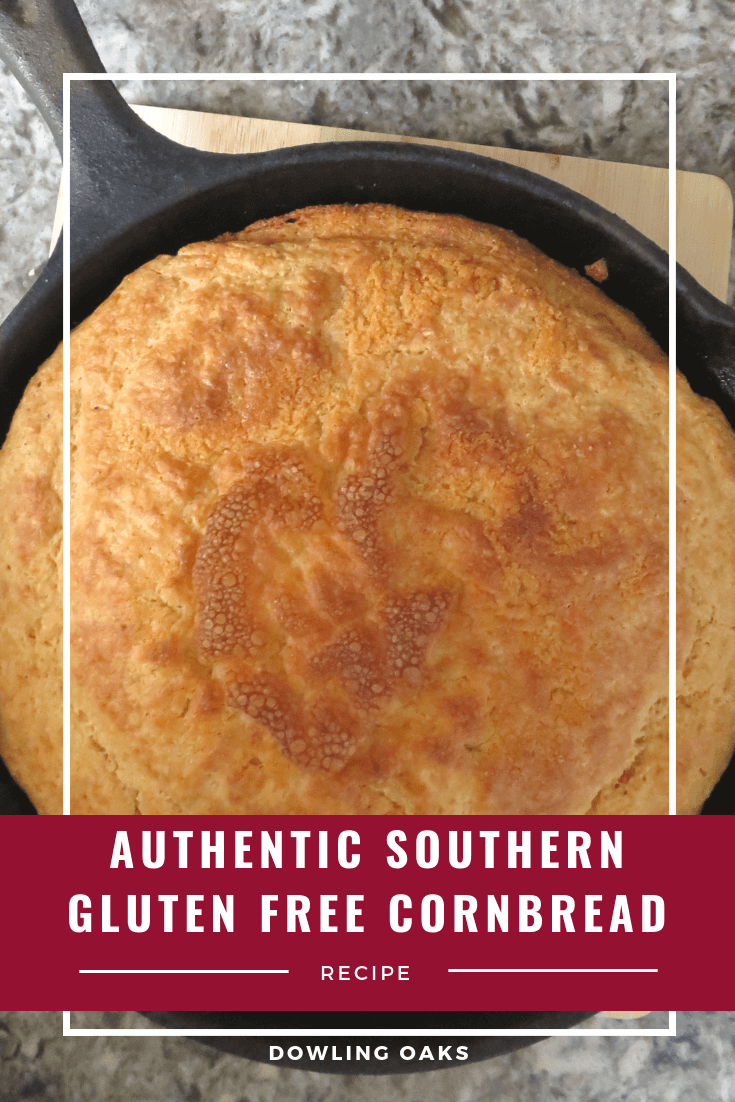 Authentic Southern Gluten Free Cornbread Recipe