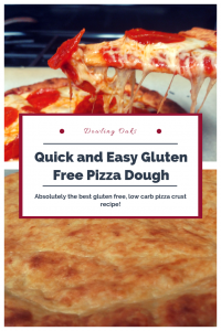 Easy low carb gluten free pizza dough recipe