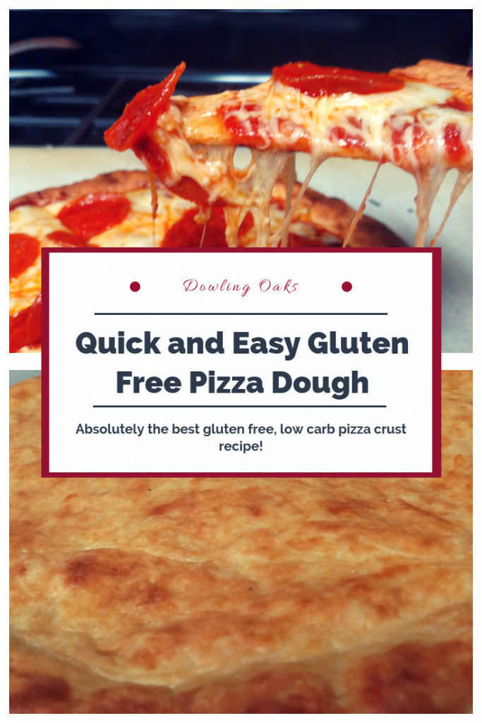 Easy low carb gluten free pizza dough recipe