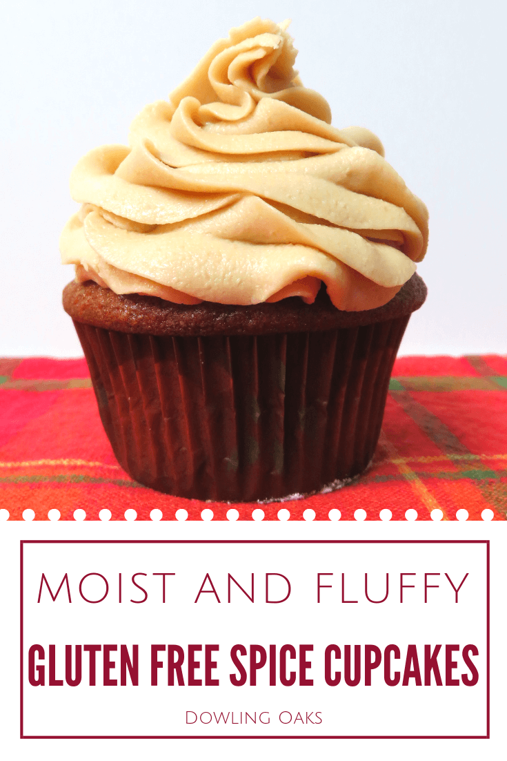Moist and Fluffy Gluten Free Spice Cupcakes