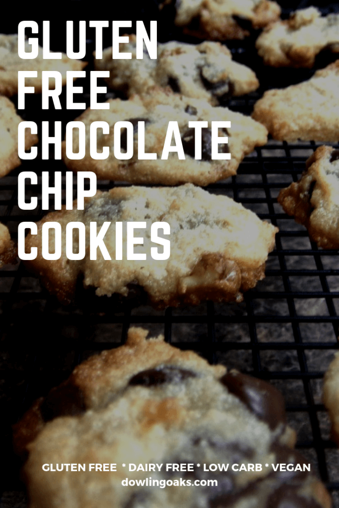 Soft and chewy gluten free chocolate chip cookies